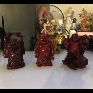 Set of 3 Buddha Figures